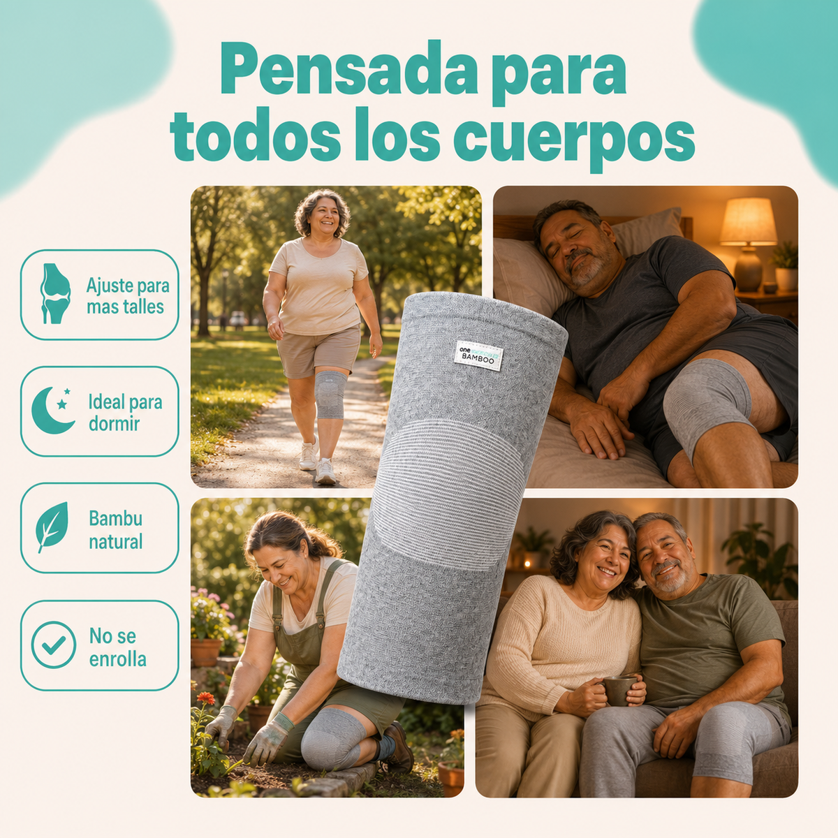 Rodillera de Bambú BambuFlex