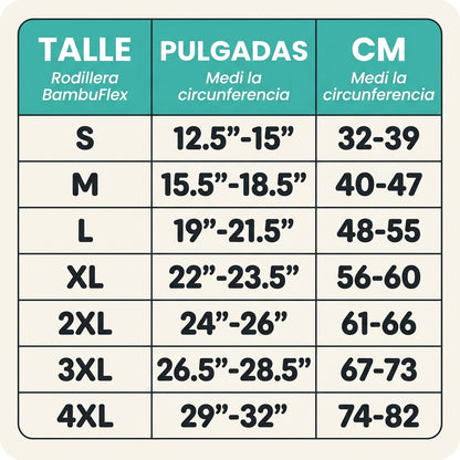 Rodillera de Bambú BambuFlex